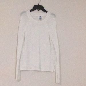 Old navy white wool sweater
